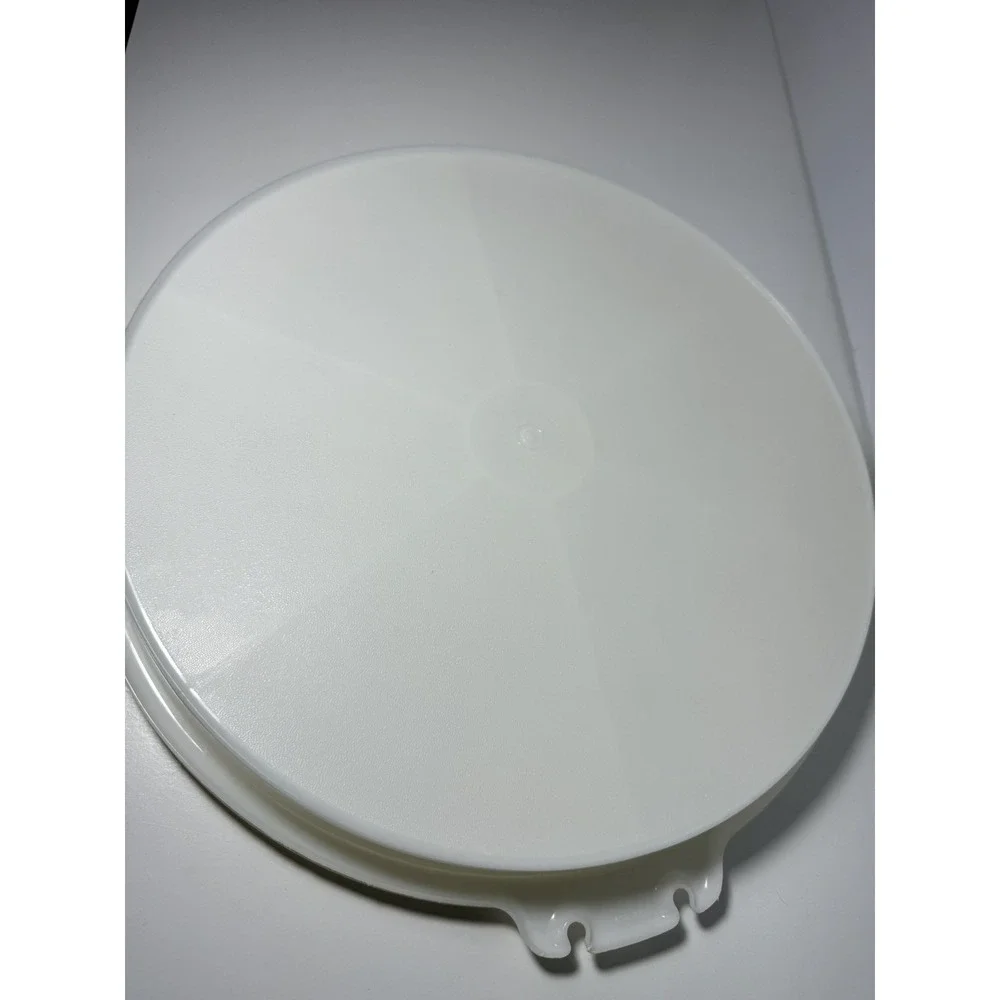 Vintage Tupperware White Party Susan Divided Vegetable Relish Tray w Lid #224-9‎
